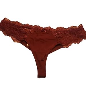 Victoria Secret NEW (M) Sexy Wine Lace Panties